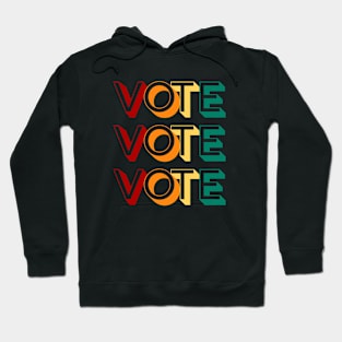 Retro vintage vote Hoodie